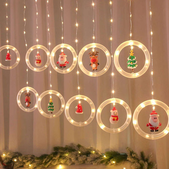 125 Lichterketten LED Mehrfarbige USB Typ Regen 1Stück