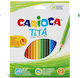 Carioca Tita Ξυλομπογιές 24 Χρωμάτων 6 Τεμ