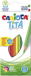 Carioca Farbstift-Set 12Stück Packung von 12 Ve...