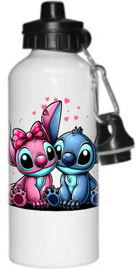 Παγούρι Lilo & Stitch 500ml Λευκό