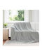 vidaXL Ριχτάρι Διθέσιου Καναπέ Fleece 220x240εκ. Γκρι