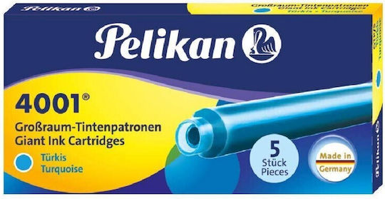 Pelikan 4001 Replacement Ink for Fountain Pen Turquoise