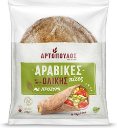 Αραβική πίτα ολικής άλεσης 4τεμ. Αρτόπουλος (270g)