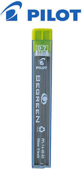 Pilot 12 Συσκευασίες x 12 Μύτες Μολυβιού Begreen Πάχους 0.7mm Τύπου HB