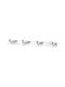 Vinci Wall-Mounted Bathroom Hook Silver