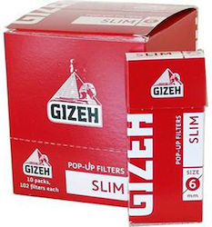 Gizeh Pop Up Filtertips Einfach 6mm 10x1Stk