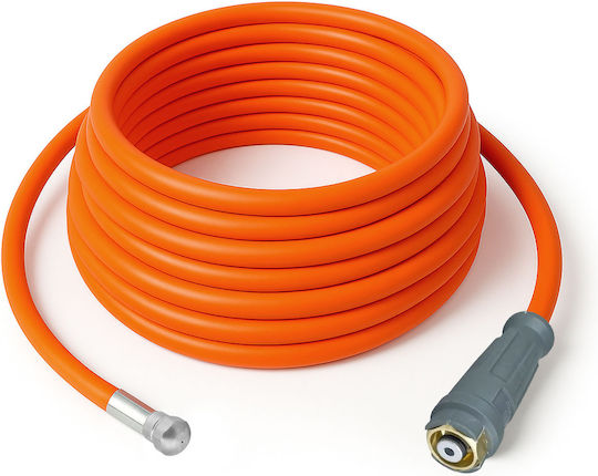 Pipejet 20m Easylock Pro Portocaliu – Furtun Canalizare 20m Karcher Easy!lock Conector 1/4" Duza 1 Față + 3 Spate Hd Hds Vârf Interșanjabil 250 Bar