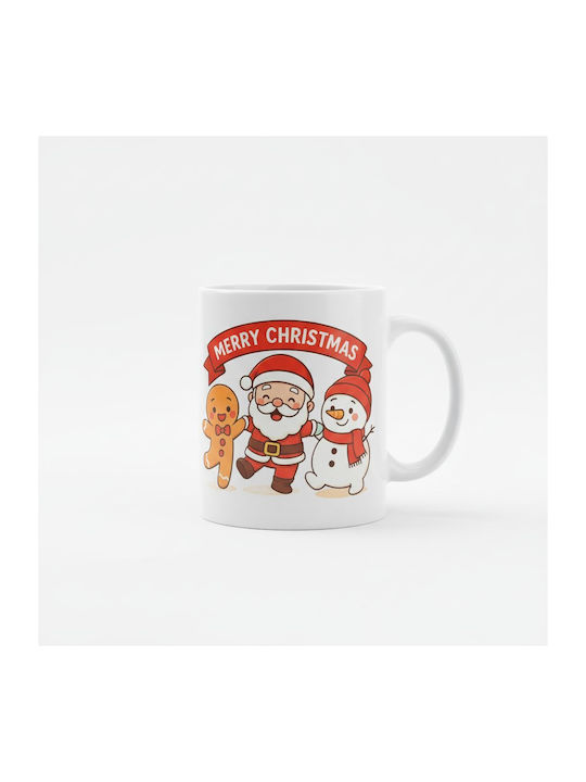Weihnachtlicher Becher mit Weihnachtsmann
