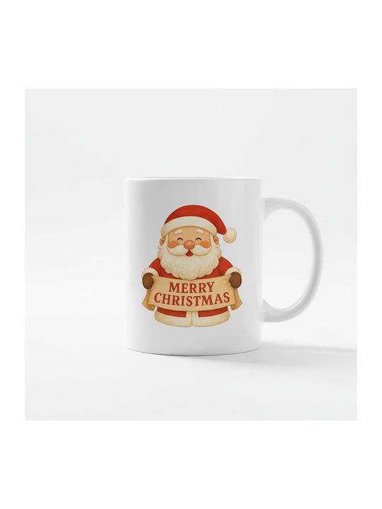 Weihnachtlicher Becher mit Weihnachtsmann