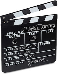 Clapperboard Relaxdays Black Clapperboard Relaxdays Black