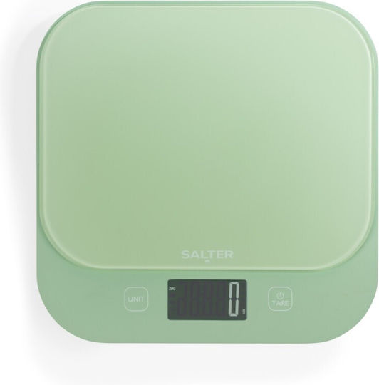 Salter Digital Kitchen Scale Up To 10kg Green