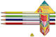 Adel Bleistift Dreieck Cocktail 4 Farben Pack72
