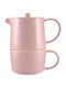 Maxwell & Williams Teapot Porcelain Pink 450ml