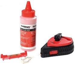 Kronus Kreide-Liner-Set 764495l 30 M Rote Kreide 113 G 75 Mm Mini Wasserwaage 900814