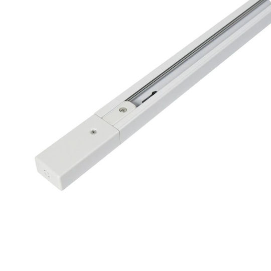 Rail Spotlights Railracks Monophase L Type Aluminum Body 100cm White