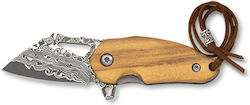 Albainox Wood Pocket Knife Khaki