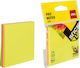 Deli Memo Pads Stickers Blister 4x25 Sheets 76x76mm Stick Up Assorted 12 Pieces