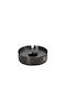 Espiel Cenușar Rezistent la Vânt Capac Inox 18/0 Negru Ø8 Cm Cod Sut104