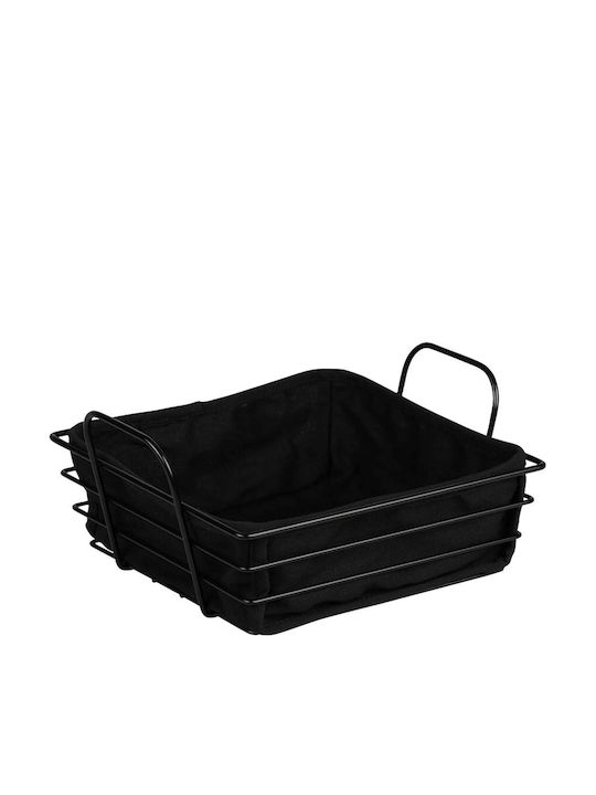 Kesper Obstschale Metallisch Schwarz 25x22x11.5cm