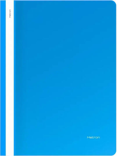 Metron Clipboard with Spring for Paper A4 Light Blue 25pcs