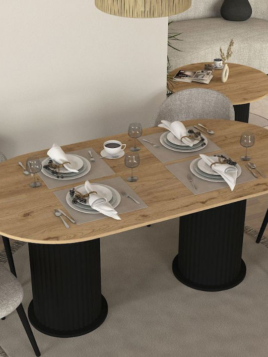 Bohema Tisch Speisesaal Holz Black - Sepet Oak ...