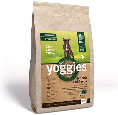 Dry Dog Food Lamb Milk White Fish & Probiotics Cold Pressed Yoggies Mini 5 Kg