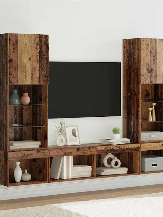 Wohnzimmer TV-Einheit Coffee mit Beleuchtung L40.5xB30xH102cm