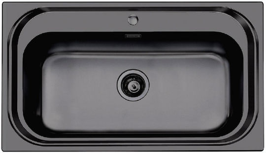 Foster 1180156 Ένθετος Inox με Μπαταρία Μ86.5xΠ50.5cm Γκρι