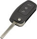 Complete Car Key Compatible Ford Focus Fiesta Mondeo 4d63 433mhz 3 Buttons Window Closing