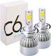 Lămpi Autoturismului H11 / H8 / H9 LED 6500K Alb rece 12-24V / 32V 36W 2buc