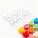 Θήκη Wax Melts 6πλη Καρδιές