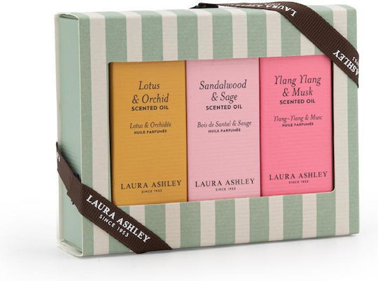 Laura Ashley Laura Ashley Raumdüfte Set mit Orchidee Parfüm A2402 3 Stück 10ml