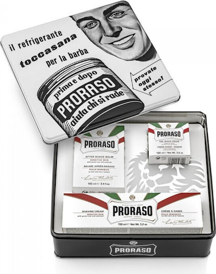 Proraso Pre-Shave Σετ Περιποίησης για Γένια Shaving 100ml