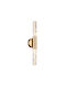 Aca Lamp Wall with Integrated LED and Adjustable White Light Bronze 12x8.8x53.3cm