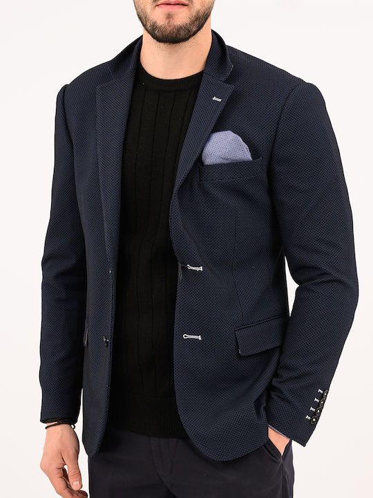 PreEnd Men's Suit Jacket Dark Blue