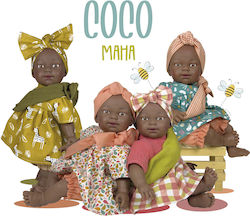 Nines D'onil Display Coco Mahas-6pcs Dolls Baby Carrier Multicolored Dresses