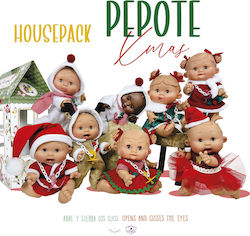 Nines D'onil Display Xmas Various Pepote Baby Dolls Xmas 8pcs With Gift Packaging House