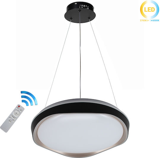 Keskor Plafonieră de Tavan 49buc Neagră cu LED Integrat