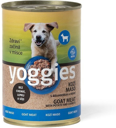 Monoprotein Dog Can Goat Meat Potato & Carrot Yoggies 400 G