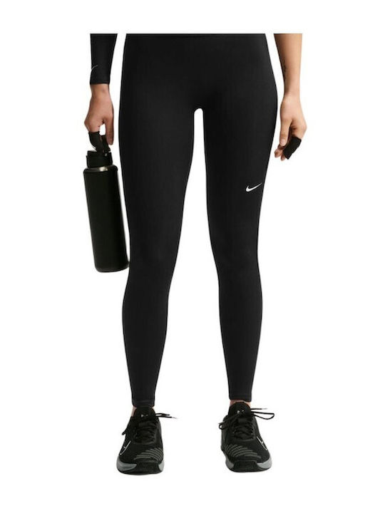 Mid-rise Women's Long Training Legging Dri-Fit Black / White