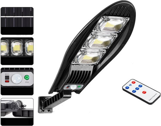 Factory Ηλιακό Φωτιστικό Δρόμου 60W Ψυχρό Λευκό 5200K με Αισθητήρα Κίνησης, Φωτοκύτταρο και Τηλεχειριστήριο IP65