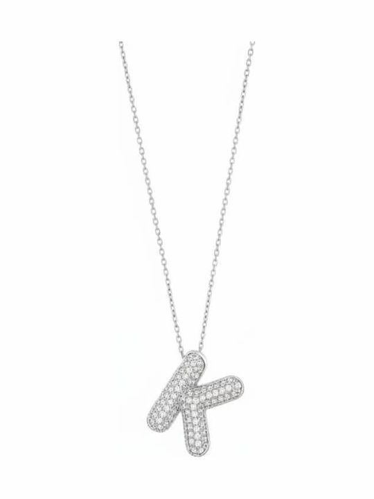 Rebekka Necklace Monogram from Gold Plated Steel