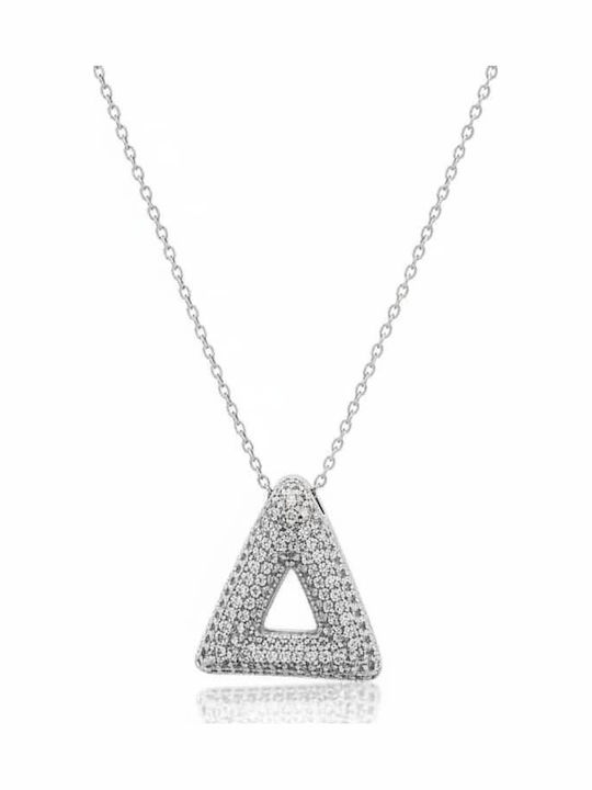 Rebekka Necklace Monogram from Gold Plated Steel