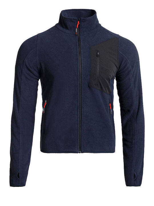Stenso Arbeitsjacke Fleece Marineblau