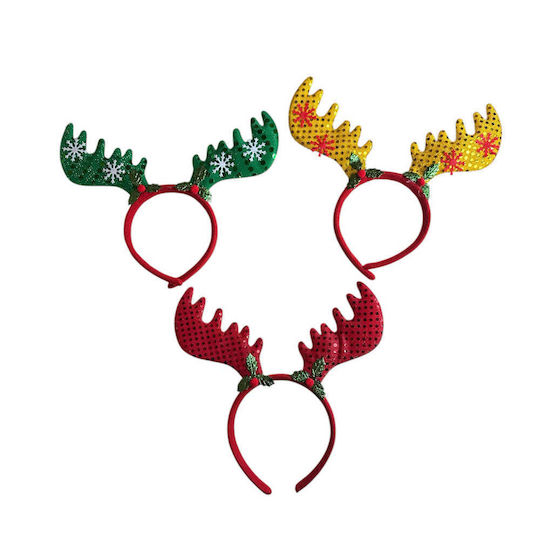 Christmas Reindeer Headband 25 Cm 3 Colors 1 Piece