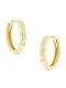 Senzio Belibasakis Earrings Hoops made of Gold 9K