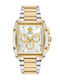 Versace Dominus Men's Watch 42mm Battery with Gold Metal Bracelet