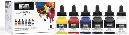 Liquitex Professional Acrylic Ink 6 X 30ml Basic Colors