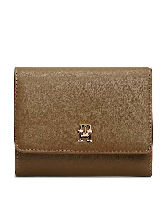 Tommy Hilfiger Aw0aw18129 Γυναικείο Πορτοφόλι Καφέ