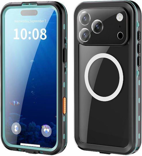 Husă Telefon Ip68 Iphone 17 Pro Max Shellbox Magsafe Albastră